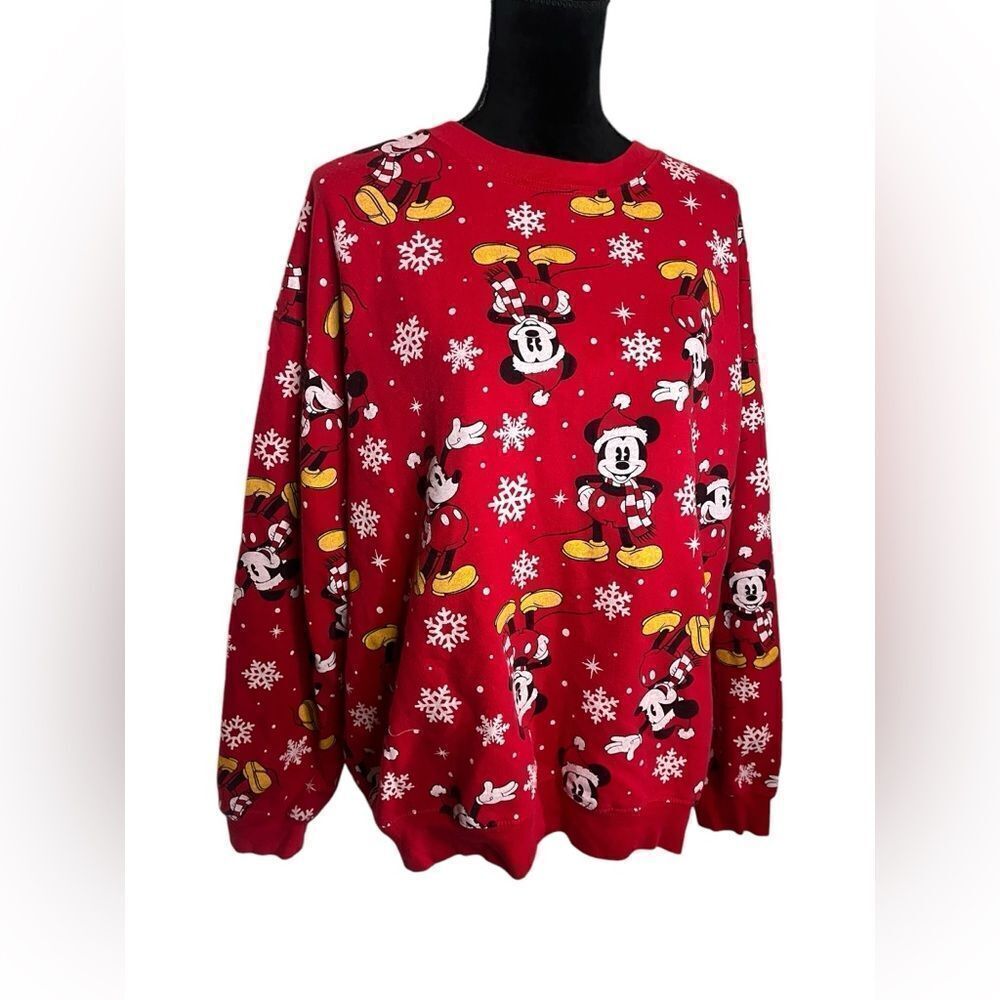 UGLY CHRISTMAS SWEATER DISNEY MICKEY MOUSE‎ HOLIDAY SIZE MEDIUM - Picture 7 of 8